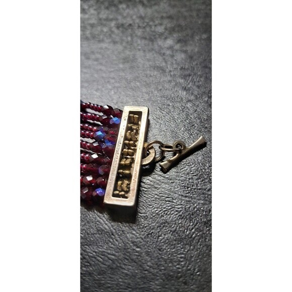 Muse sign bracelet beaded multi-strand multicolor rare rhinestone mobile - Picture 8 of 12